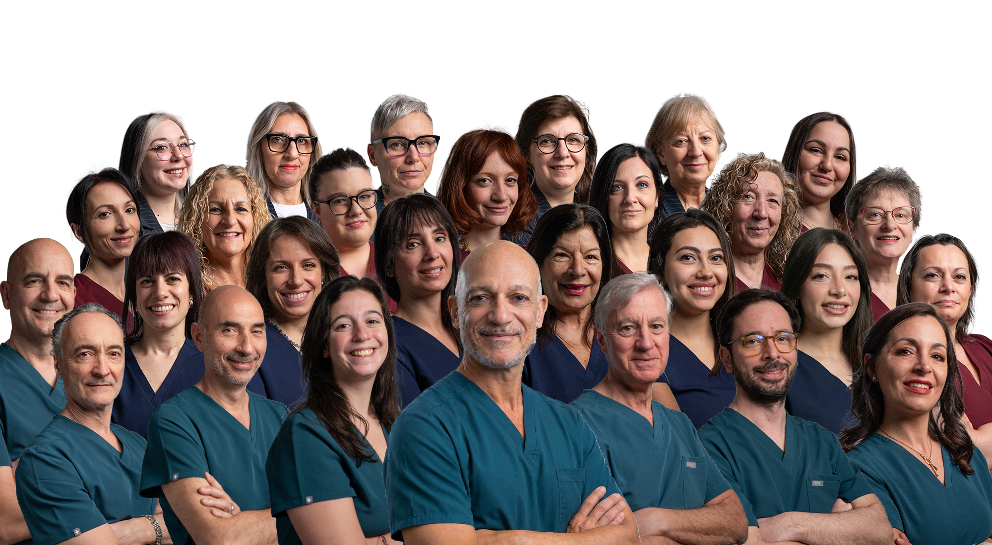 Il team al completo dello Studio Odontoiatrico Dr. Alberto di Feo